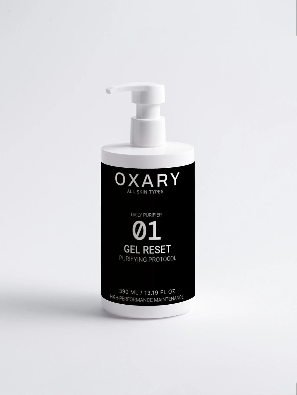 [01] GEL RESET OXARY — Nettoyant Visage Homme format XL 390ml