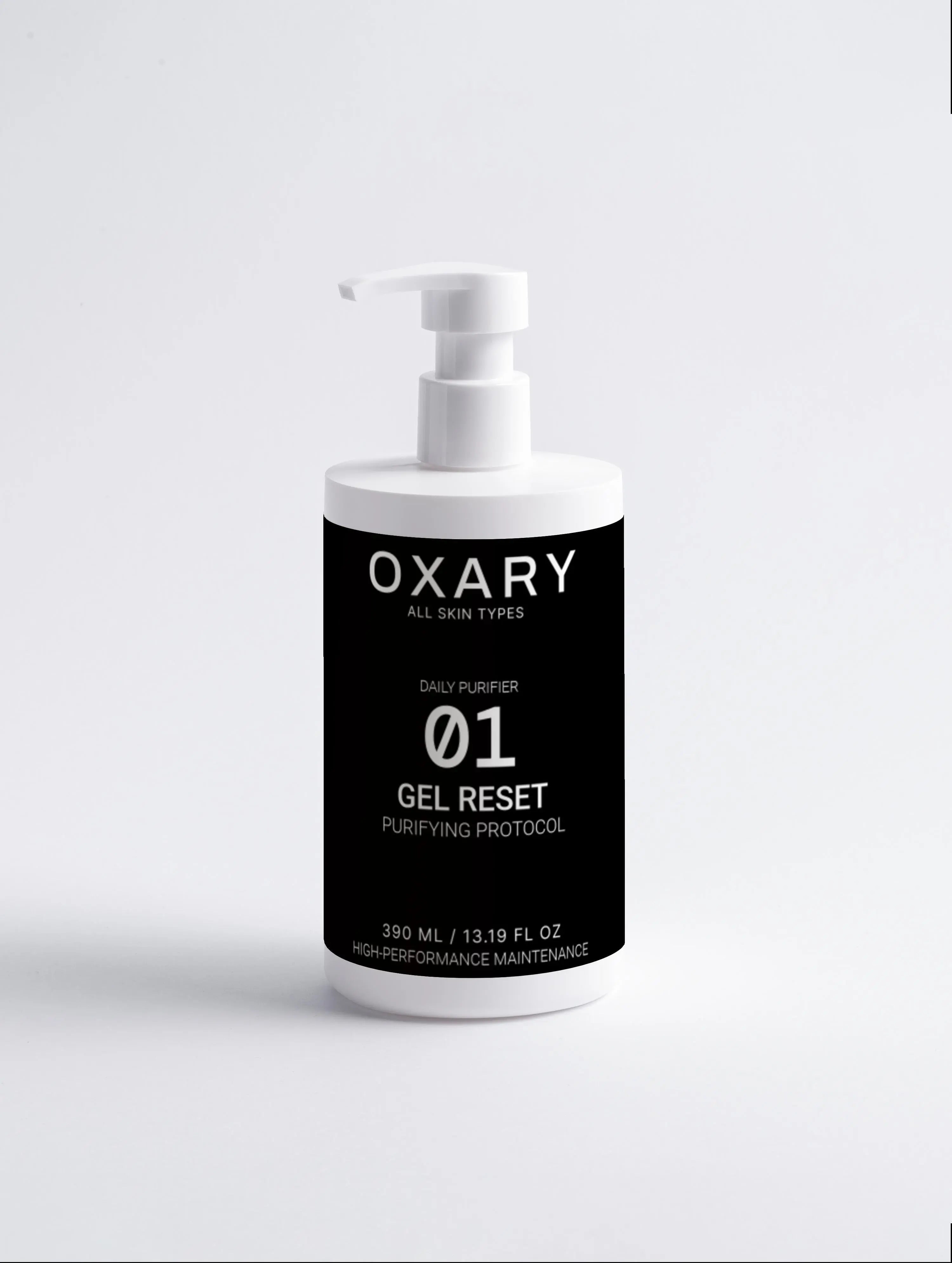 [01] GEL RESET OXARY — Nettoyant Visage Homme format XL 390ml