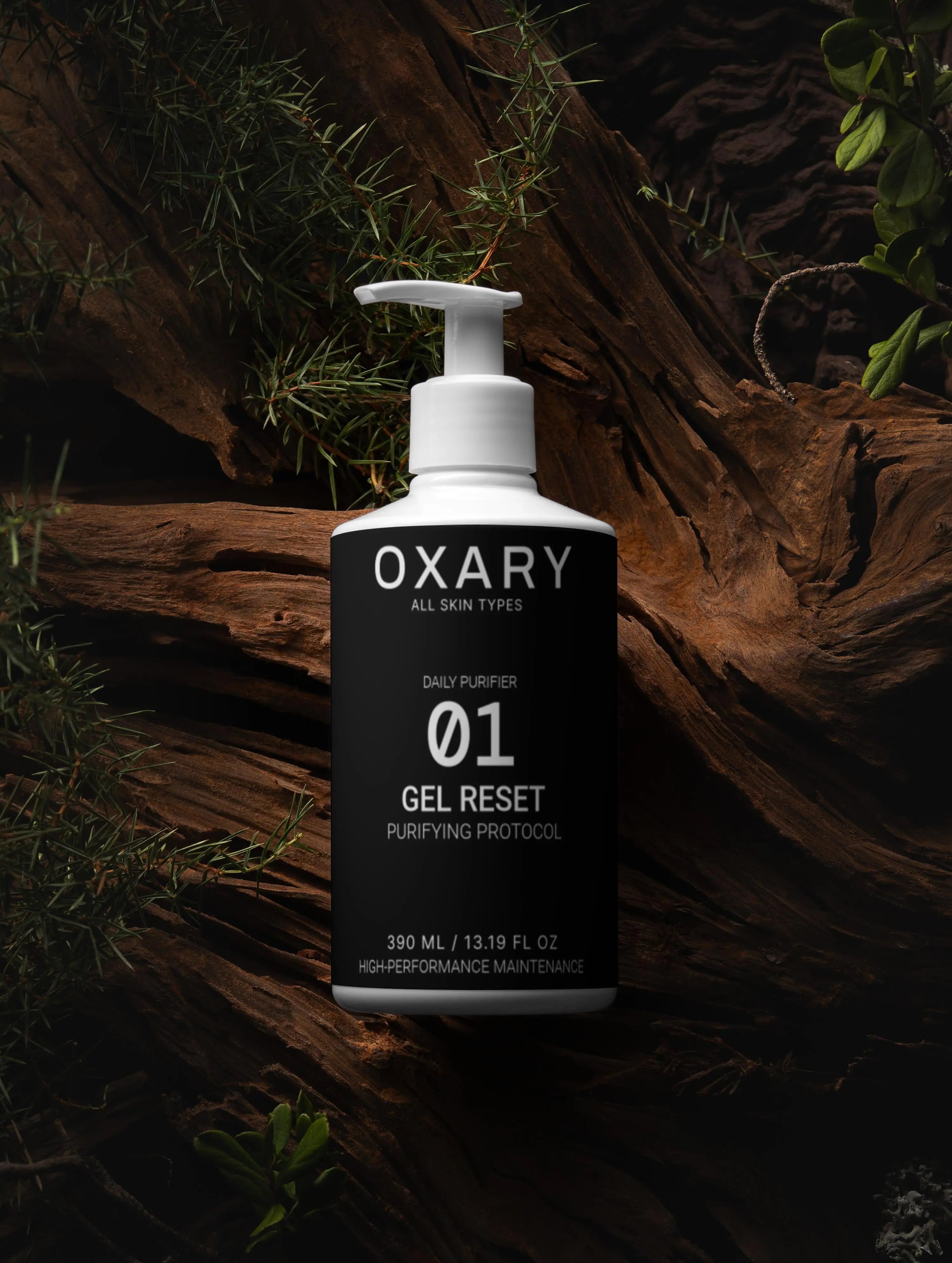 Nettoyant Visage Homme GEL RESET OXARY — Ambiance tactique et discipline