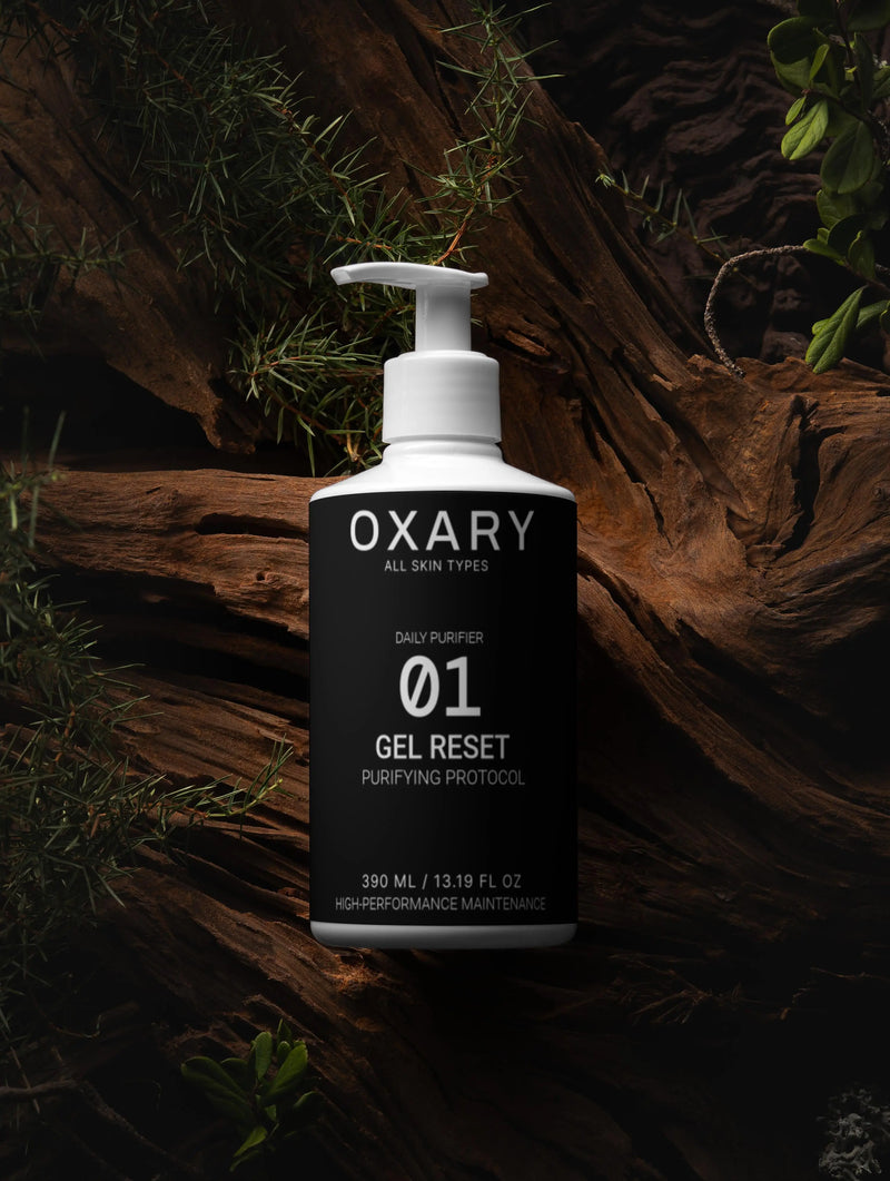 Nettoyant Visage Homme GEL RESET OXARY — Ambiance tactique et discipline